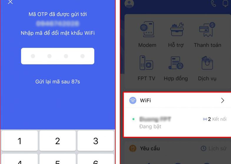 Nhập mã OPT