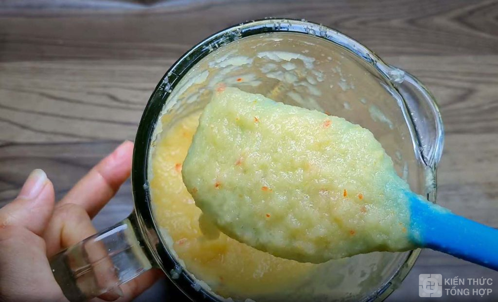 Xay nhuyễn nguyên liệu trừ cải trắng , cà rốt