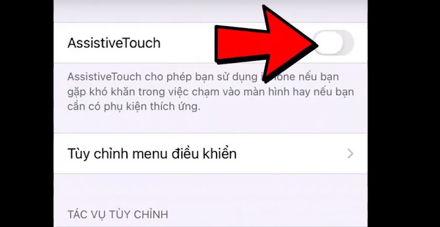 Bật Assistive Touch